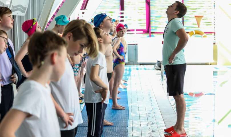 Открытый урок физической культуры по плаванию